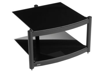 Atacama Equinox Hifi RS Base Module Satin Black with Piano Black Glass