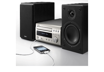 Denon D-M38DAB mini system silver