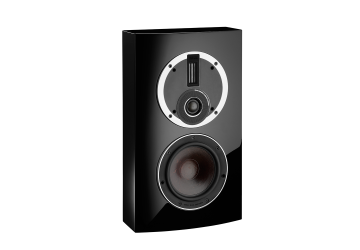 DALI Rubicon LCR On-Wall Speaker in black gloss