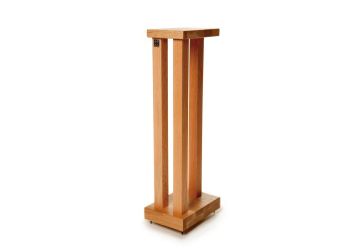 Hi-Fi Racks Podium Slimline Speaker Stands Natural Oak