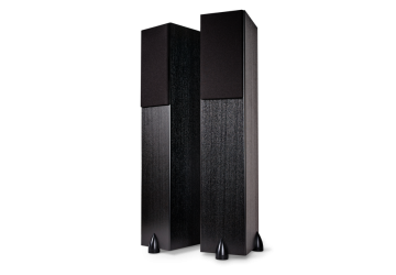 Totem Acoustic Sky Tower Floorstanders Black ash Covers On