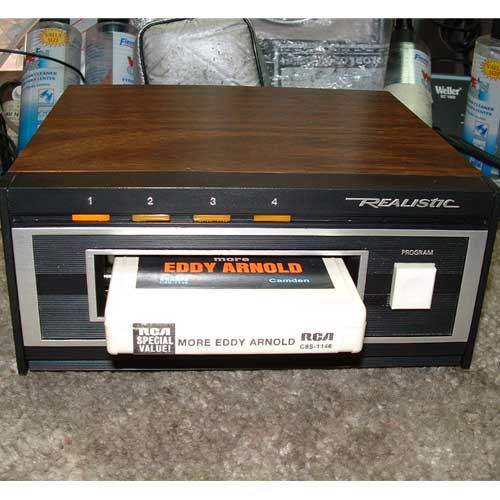 Realistic eight track cartridge player